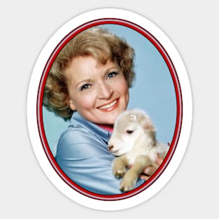 Betty White: Friend Of The Animals Sticker